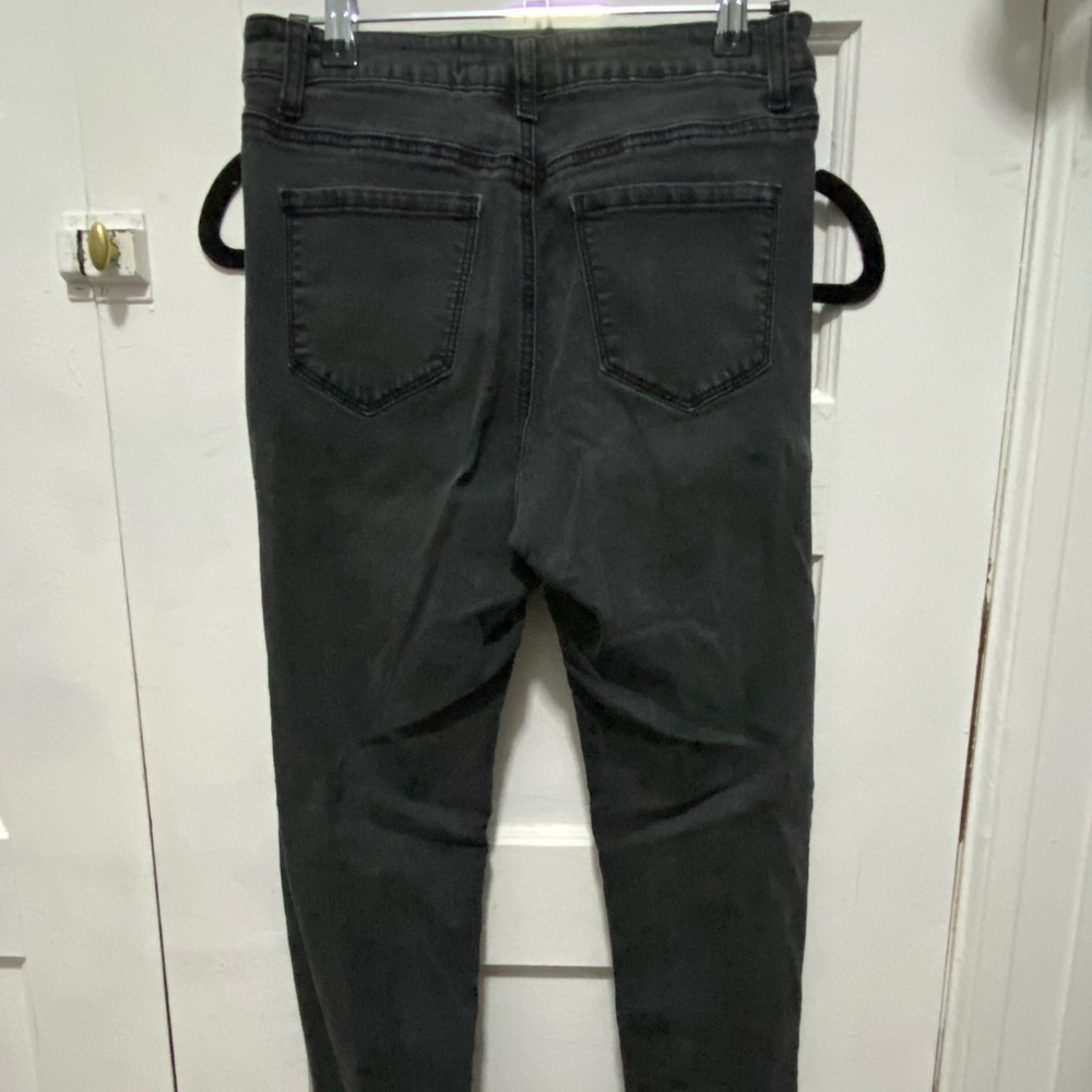 Black Ripped Jeans - Picture 2 of 3